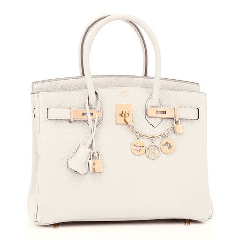 birkin 30cm craie togo.